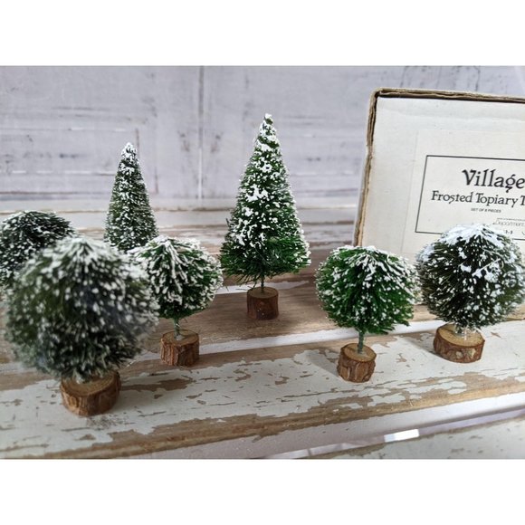 Dept 56 52035 frosted topiary trees village mini y - Picture 5 of 5